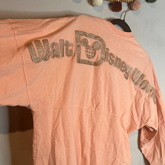 Walt Disney World peach and gold spirit jersey tee - Picture 2 of 5